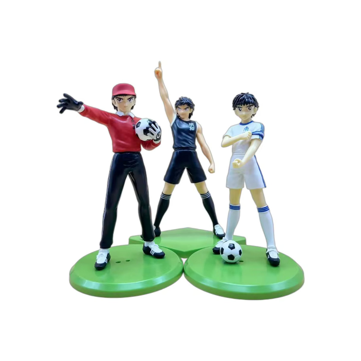 Bandai Anime Captain Tsubasa Action Figuren Ozora Tsubasa und Genzo Wakapo Sammlerstücke aus Kunststoff in Mehrfarbig - Bild 2