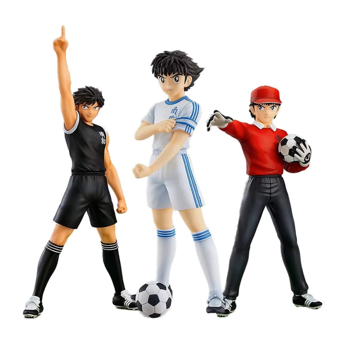 Bandai Anime Captain Tsubasa Action Figuren Ozora Tsubasa und Genzo Wakapo Sammlerstücke aus Kunststoff in Mehrfarbig - Bild 3