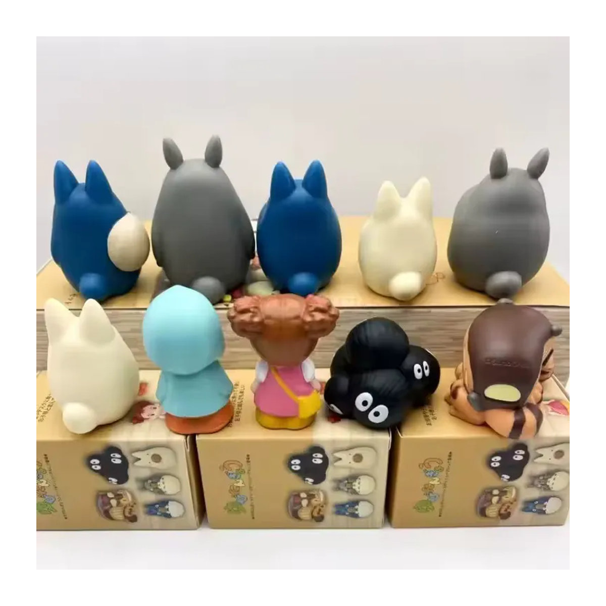 Bandai Anime Cartoon Blindbox Figur aus Kunststoff in Mehrfarbig als dekorative Tier-Figurine für Schreibtisch und Nachttisch - Bild 3