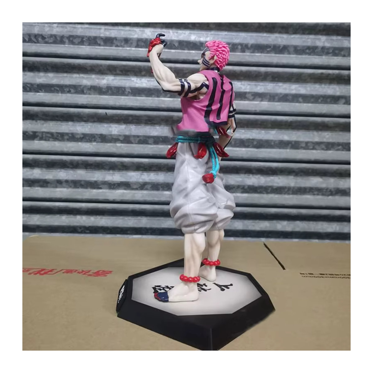 Bandai Anime Dämon Slayer Akaza Hakuji Figur aus PVC, mehrfarbig, Höhe: 28 cm - Bild 4