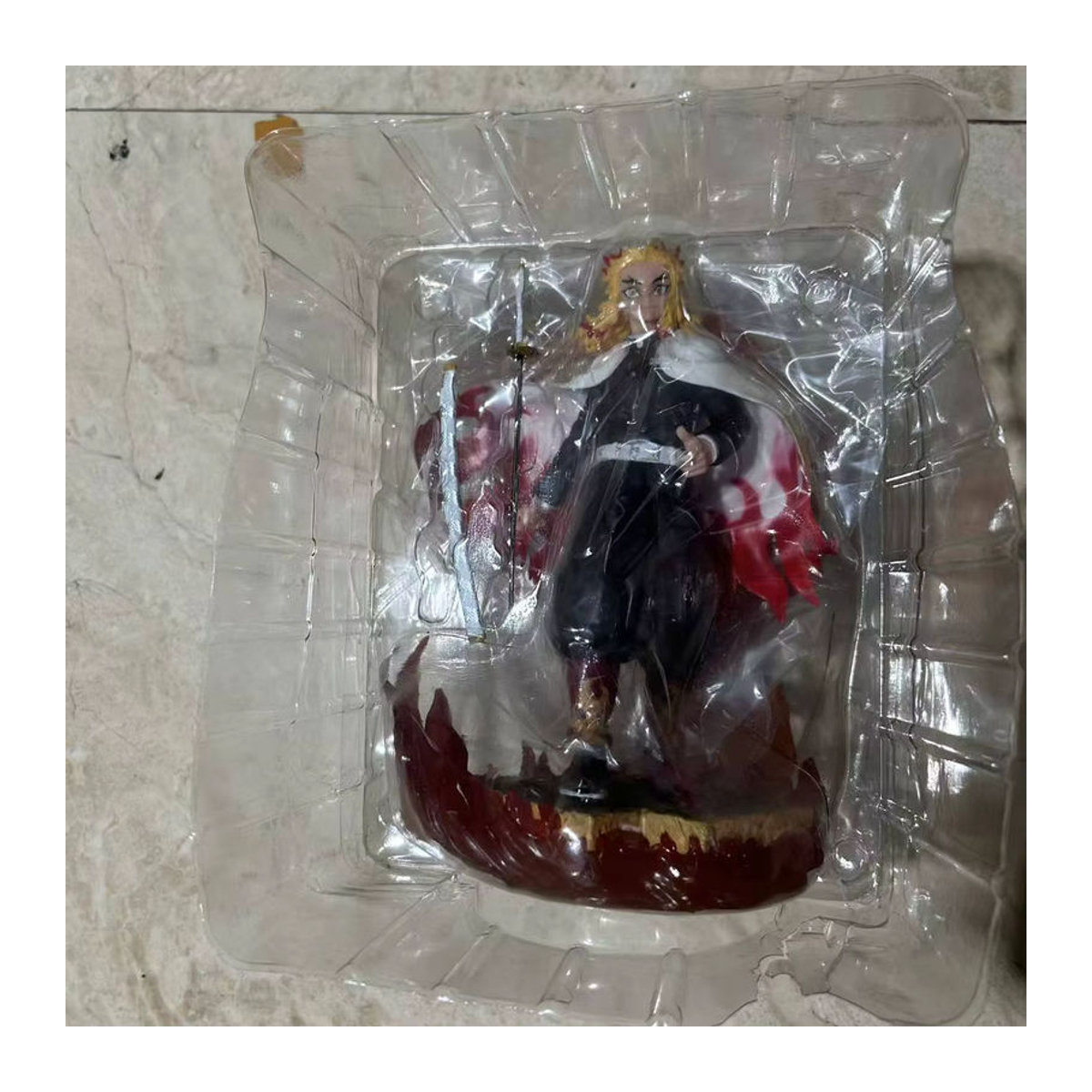 Bandai Anime Dämon Slayer Rengoku Kyoujurou Action Figure aus PVC, mehrfarbig, Höhe: 20,5 cm - Bild 4