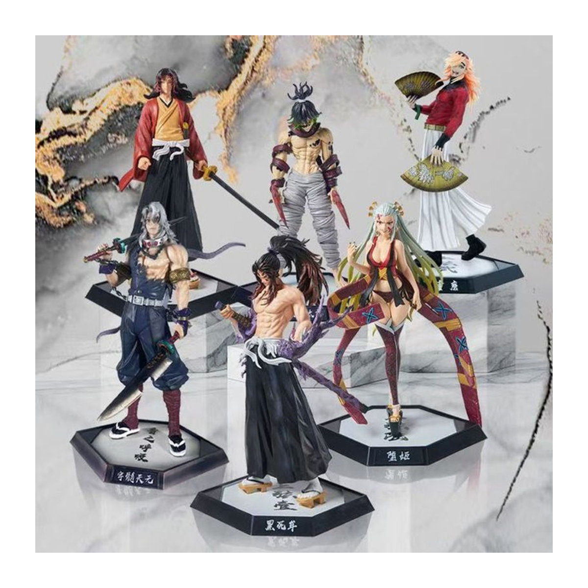 Bandai Anime Dämonentöter Figuren Set aus PVC, mehrfarbig - Bild 1