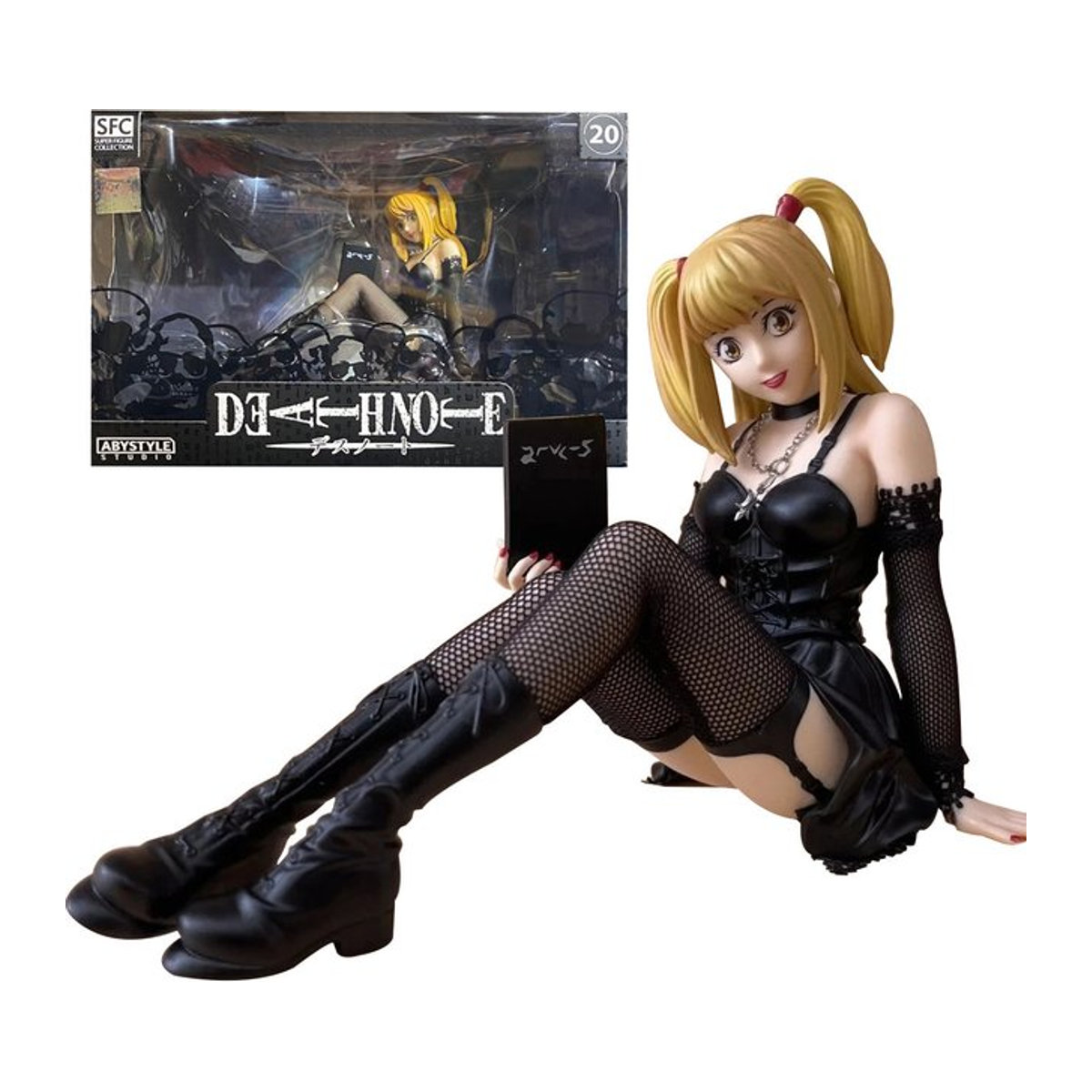 Bandai Anime Death Note Misa Amane Figur in Schwarz, Höhe: 12 cm - Bild 1