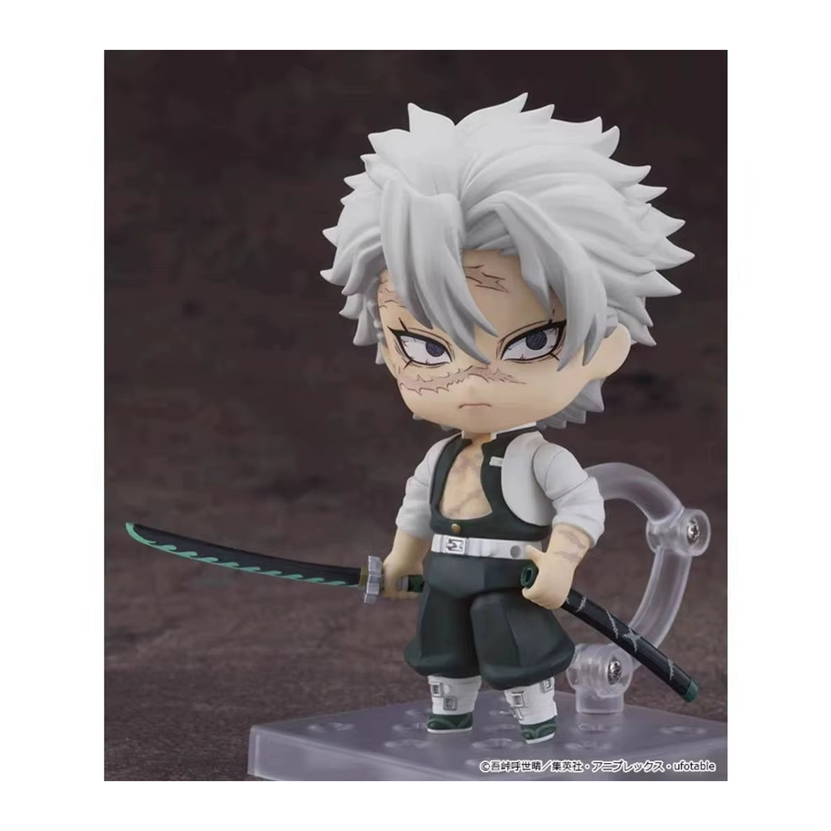 Bandai Anime Demon Slayer Shinazugawa Sanemi Q-Version Actionfigur aus PVC, mehrfarbig, Höhe: 10 cm - Bild 4