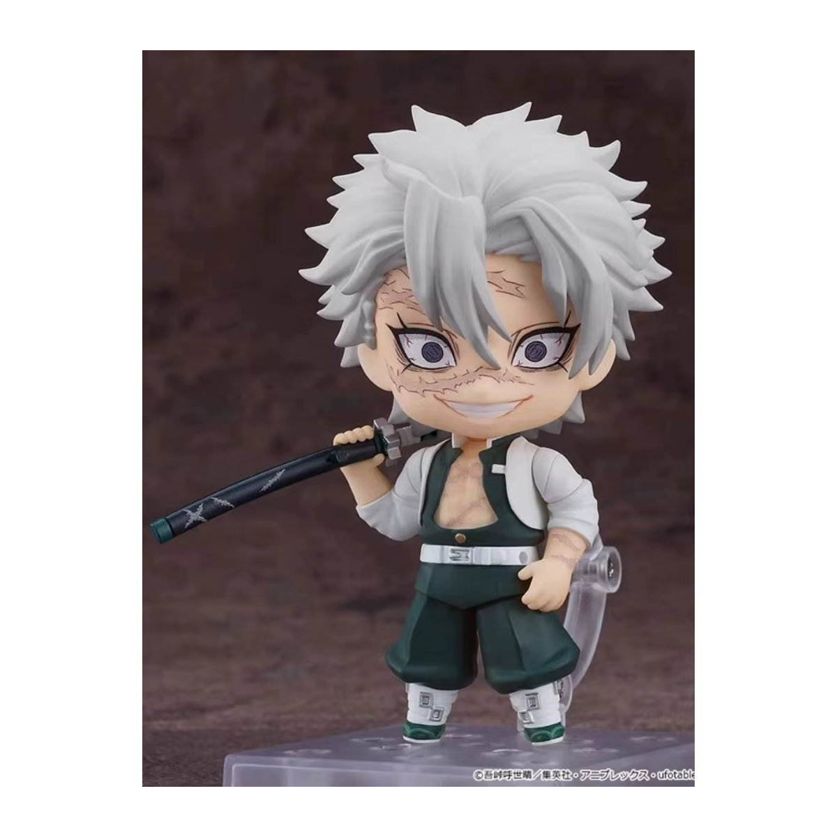 Bandai Anime Demon Slayer Shinazugawa Sanemi Q-Version Actionfigur aus PVC, mehrfarbig, Höhe: 10 cm - Bild 7