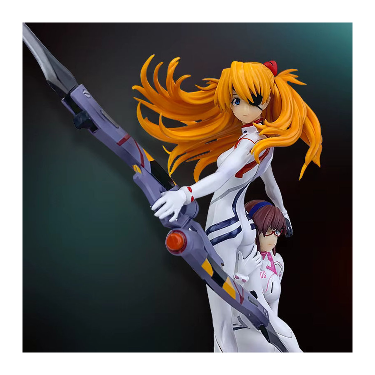 Bandai Anime EVA Action Figure Asuka Ayanami Rei aus Kunststoff, mehrfarbig, Höhe: 23 cm - Bild 3