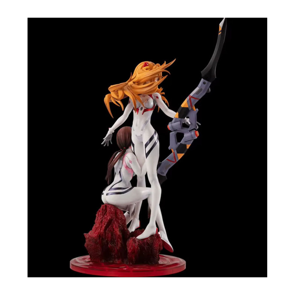 Bandai Anime EVA Action Figure Asuka Ayanami Rei aus Kunststoff, mehrfarbig, Höhe: 23 cm - Bild 5
