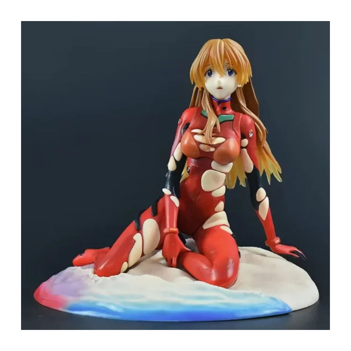 Bandai Anime EVA Asuka Actionfigur aus PVC in Rot, 19 cm Höhe, Dekorationsfigur für deine Sammlung - Bild 1