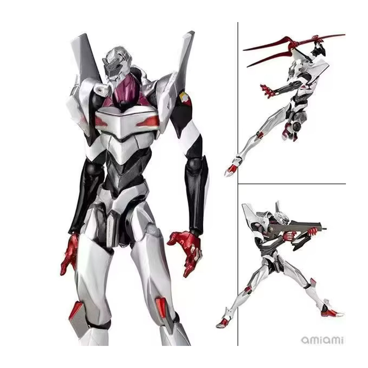Bandai Anime EVA Evangelion-04 Action Figure aus Kunststoff in Schwarz - Bild 2