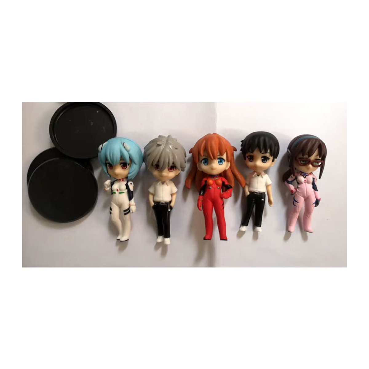 Bandai Anime EVA Figuren Set aus 5 Teilen mit Ayanami Rei und Ikari Shinji in Mehrfarbig, Höhe: 7 cm - Bild 2