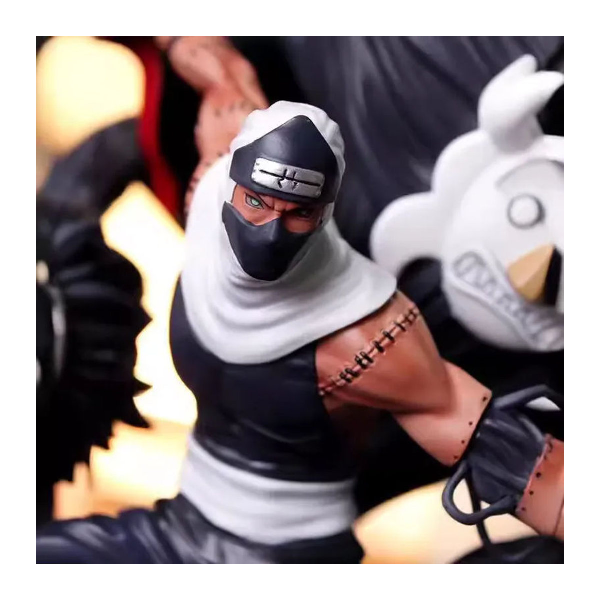 Bandai Anime Figur Akatsuki Kakuzu Hidan Schlacht Modell aus Kunststoff, Schwarz, Höhe: 44 cm - Bild 4