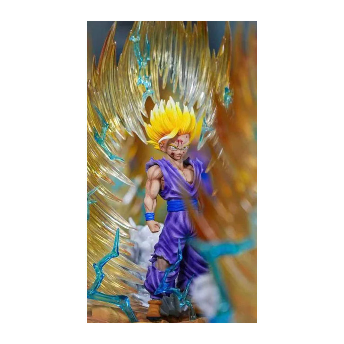 Bandai Anime-Figur aus Kunststoff mit LED-Beleuchtung und austauschbarem Oberkörper, mehrfarbige Sammlerstatue zur Schreibtischdekoration - Bild 1