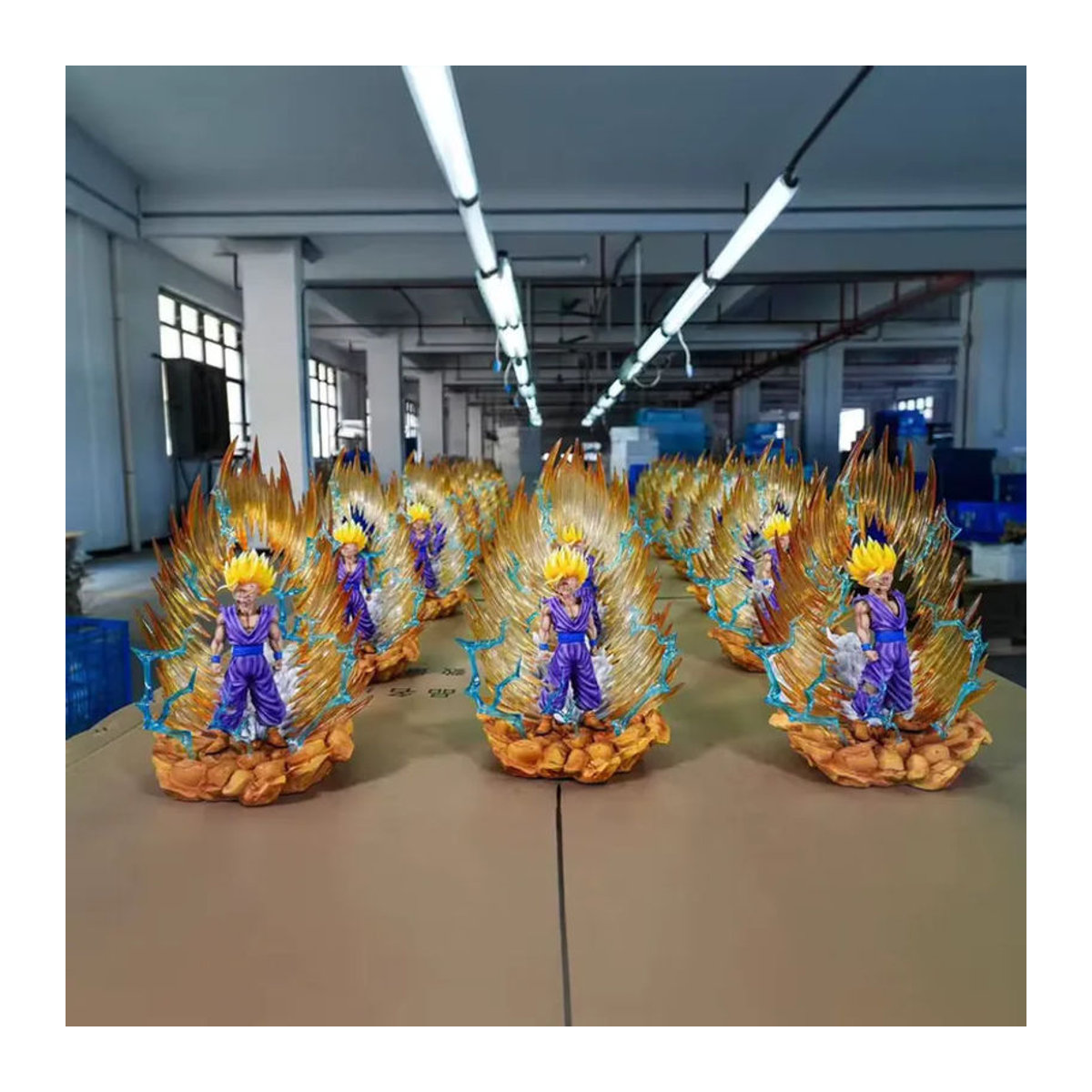 Bandai Anime-Figur aus Kunststoff mit LED-Beleuchtung und austauschbarem Oberkörper, mehrfarbige Sammlerstatue zur Schreibtischdekoration - Bild 6