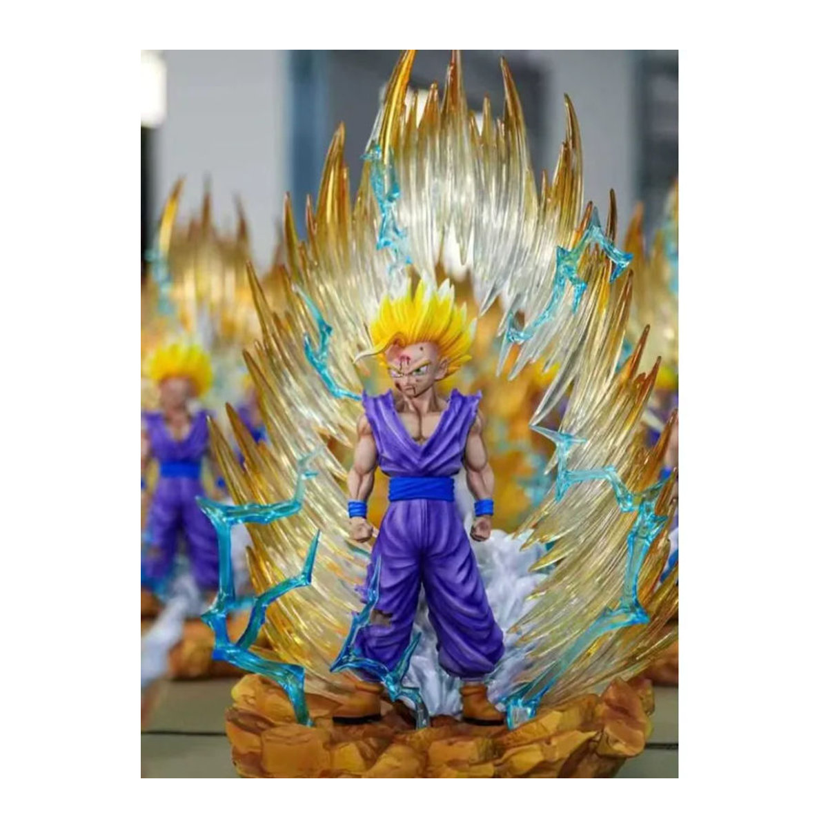 Bandai Anime-Figur aus Kunststoff mit LED-Beleuchtung und austauschbarem Oberkörper, mehrfarbige Sammlerstatue zur Schreibtischdekoration - Bild 7