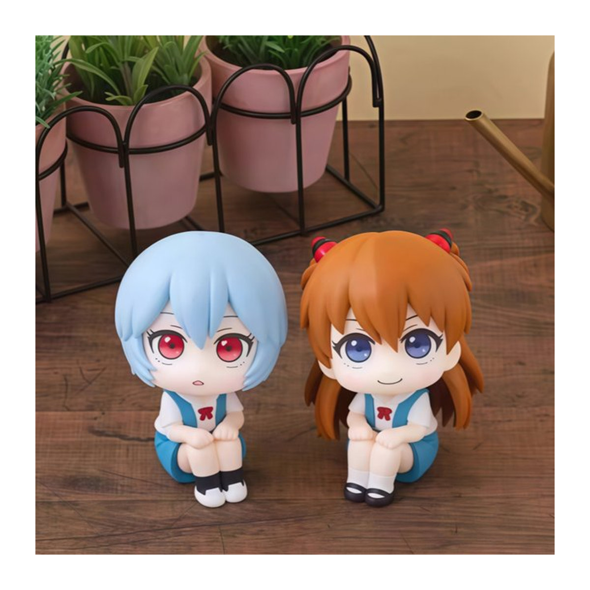 Bandai Anime Figur Ayanami Rei und Asuka Langley Look Up Modell aus Kunststoff, mehrfarbig, Höhe: 10 cm - Bild 1
