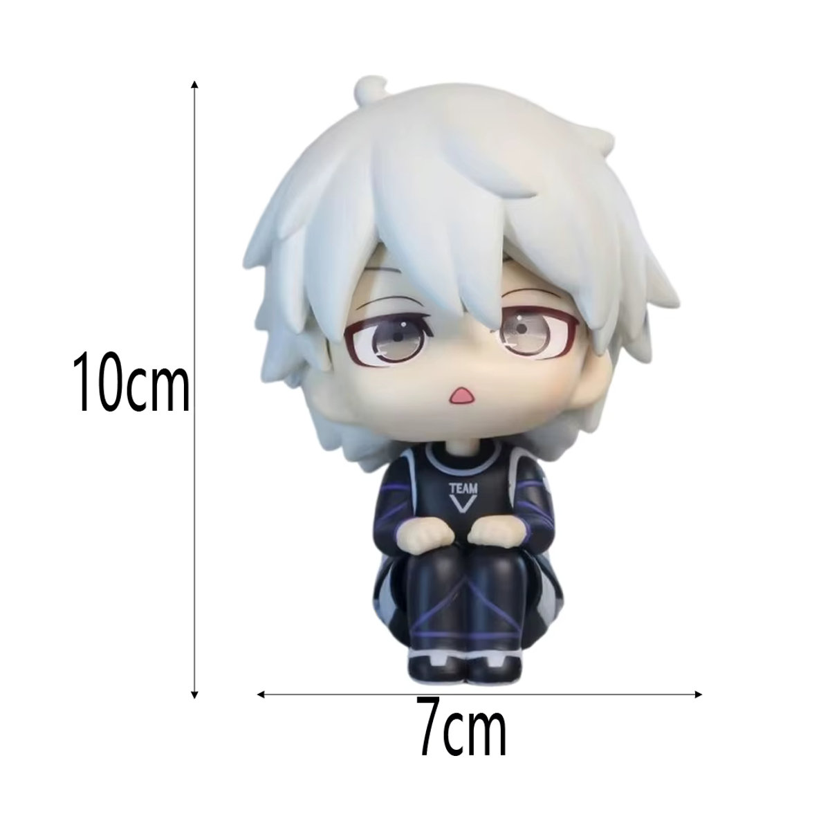 Bandai Anime Figur Blue Lock Sagi Yoichi Ki Hyoma Nagi Seishiro Modell Puppe, mehrfarbig, Höhe: 10 cm - Bild 3