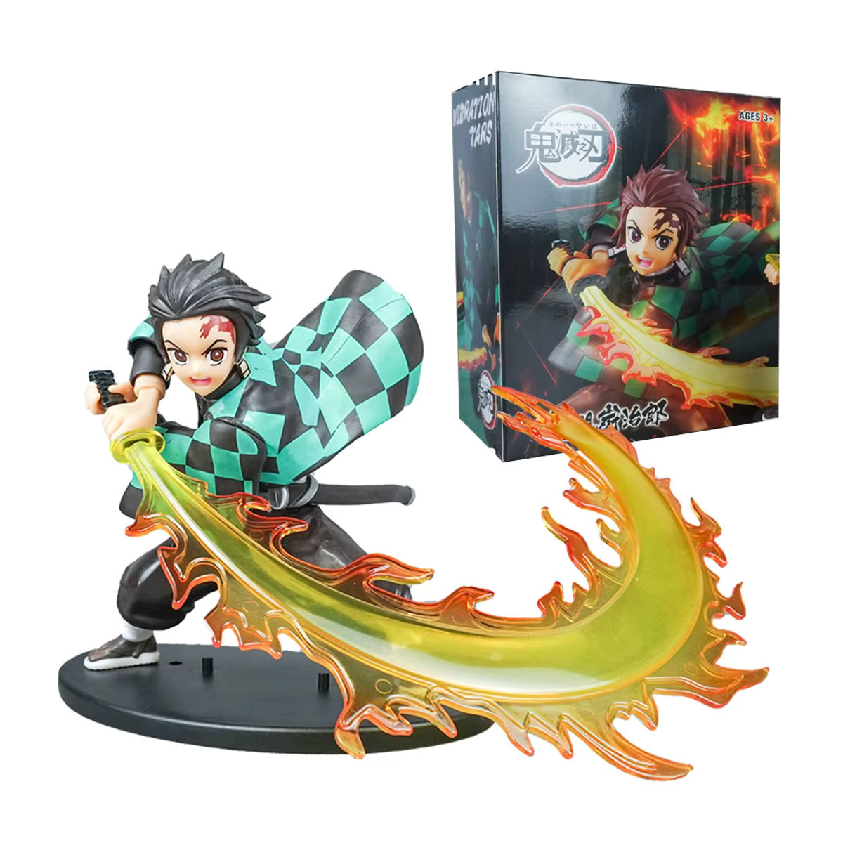 Bandai Anime Figur Demon Slayer Tanjiro und Zenitsu aus PVC, mehrfarbig, Höhe: 14-22 cm - Bild 2