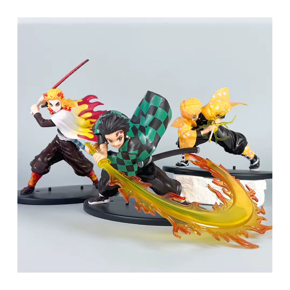 Bandai Anime Figur Demon Slayer Tanjiro und Zenitsu aus PVC, mehrfarbig, Höhe: 14-22 cm - Bild 4