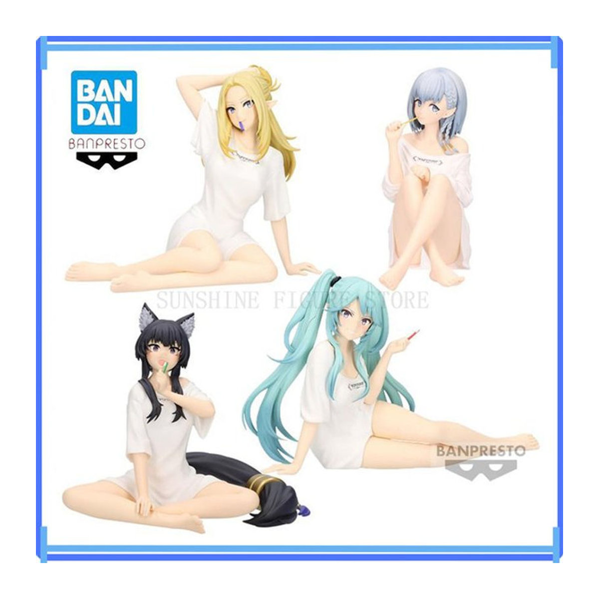 Bandai Anime Figur Die Eminenz im Schatten Alpha Beta Delta Epsilon Weiß - Bild 1