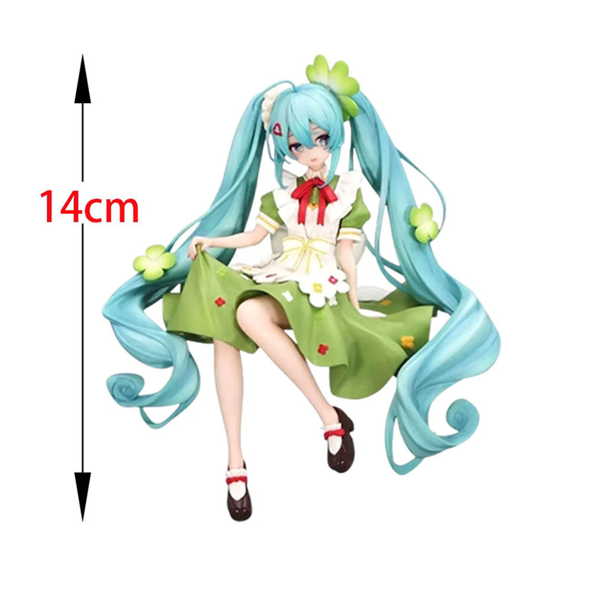Bandai Anime Figur Hatsune Miku in rosa Kleid mit Kirschblüten-Dekoration aus Kunststoff - Bild 2