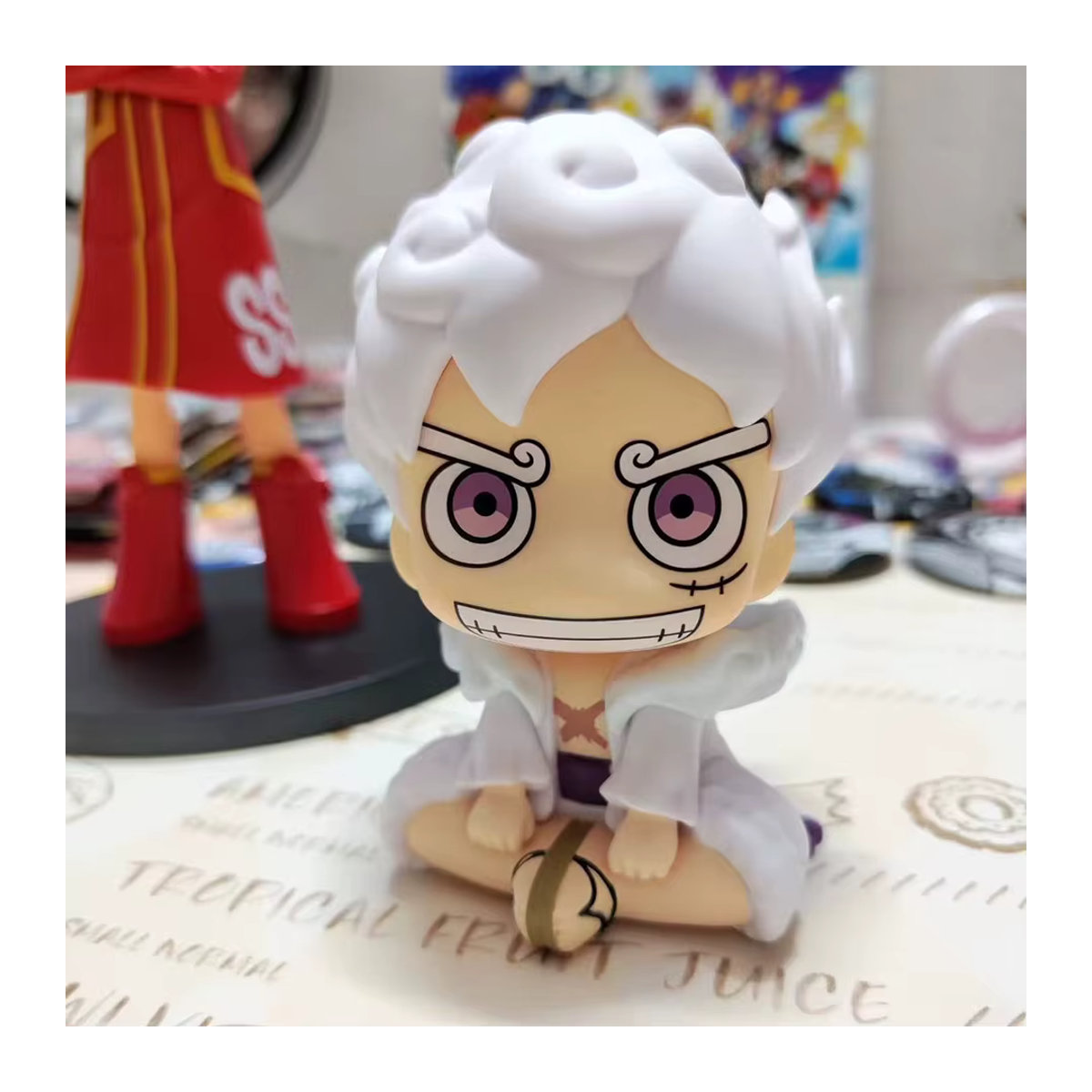 Bandai Anime-Figur Look up Gear 5 Monkey D. Luffy Q-Version Actionfigur aus Kunststoff, mehrfarbig - Bild 4