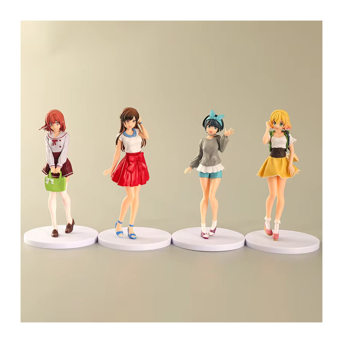 Bandai Anime Figur Mizuhara Chizuru im roten Kleid, stehende PVC Sammelfigur für dich - Bild 2