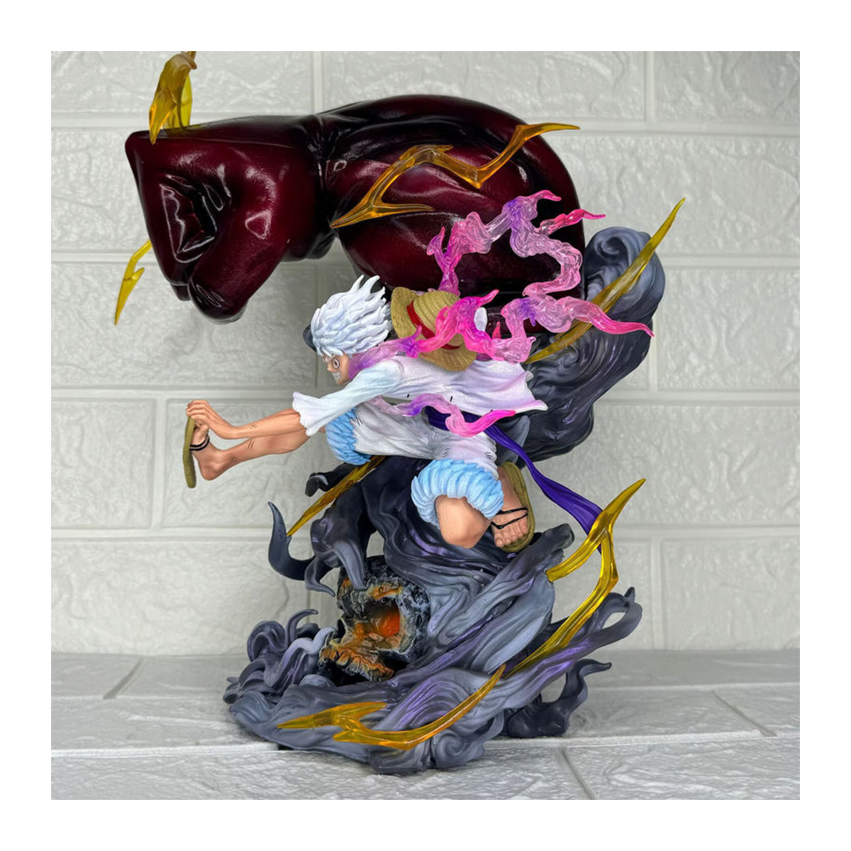 Bandai Anime Figur Monkey D. Luffy PVC Modell Statue, mehrfarbig, Höhe: 30 cm - Bild 6