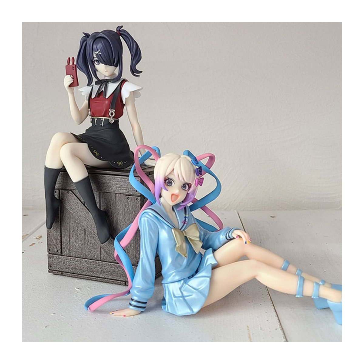Bandai Anime Figur Needy Girl Overdose Sitzende Dekoration, mehrfarbig, Höhe: 14 cm - Bild 1