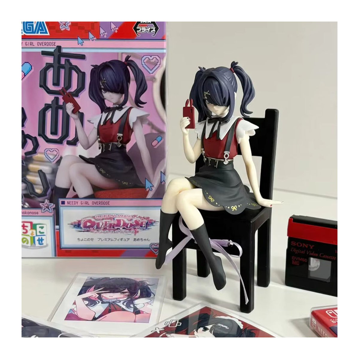 Bandai Anime Figur Needy Girl Overdose Sitzende Dekoration, mehrfarbig, Höhe: 14 cm - Bild 5