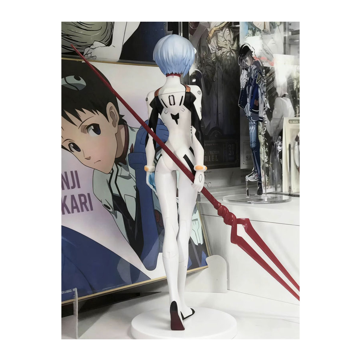 Bandai Anime Figur Neon Genesis Evangelion Ayanami Rei in Weiß, Höhe: 22 cm - Bild 4