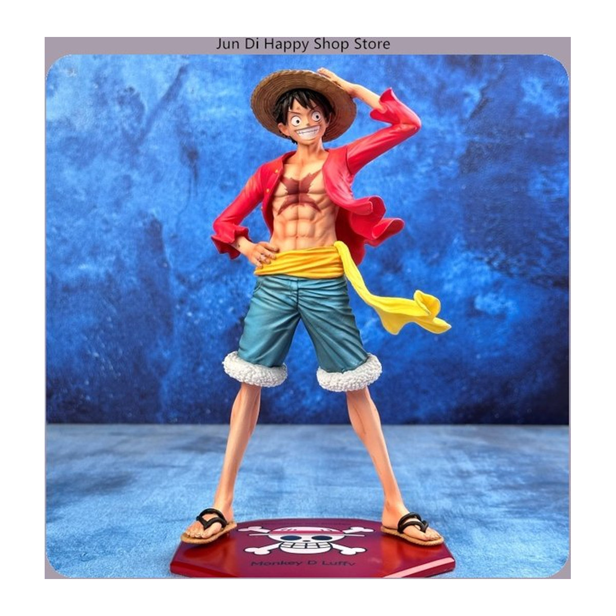 Bandai Anime-Figur Oni-Gashima Luffy Modellstatue, mehrfarbig, Höhe: 22,5 cm - Bild 1