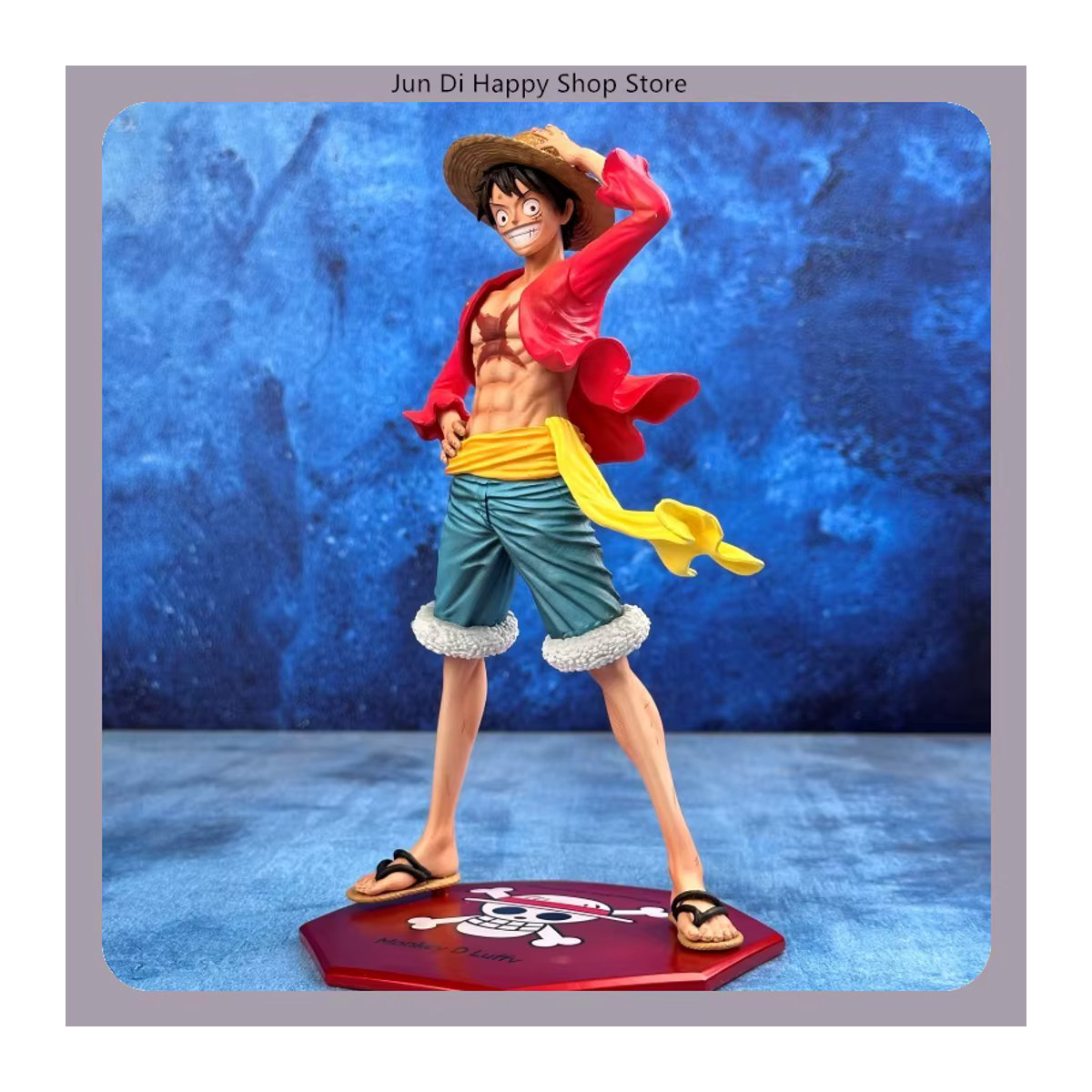 Bandai Anime-Figur Oni-Gashima Luffy Modellstatue, mehrfarbig, Höhe: 22,5 cm - Bild 2