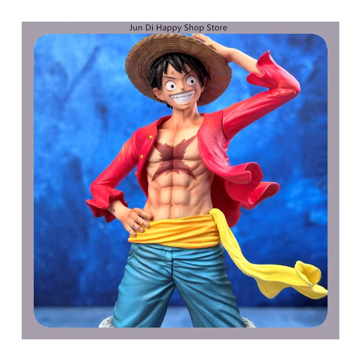 Bandai Anime-Figur Oni-Gashima Luffy Modellstatue, mehrfarbig, Höhe: 22,5 cm - Bild 5