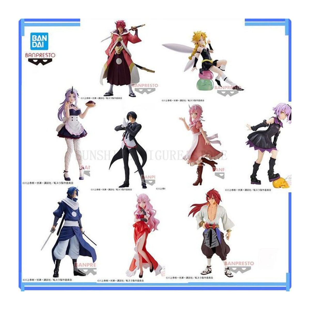 Bandai Anime-Figur Shuna und Milim aus That Time I Got Reincarnated As A Slime, mehrfarbige Sammlerfigur aus Kunststoff - Bild 1
