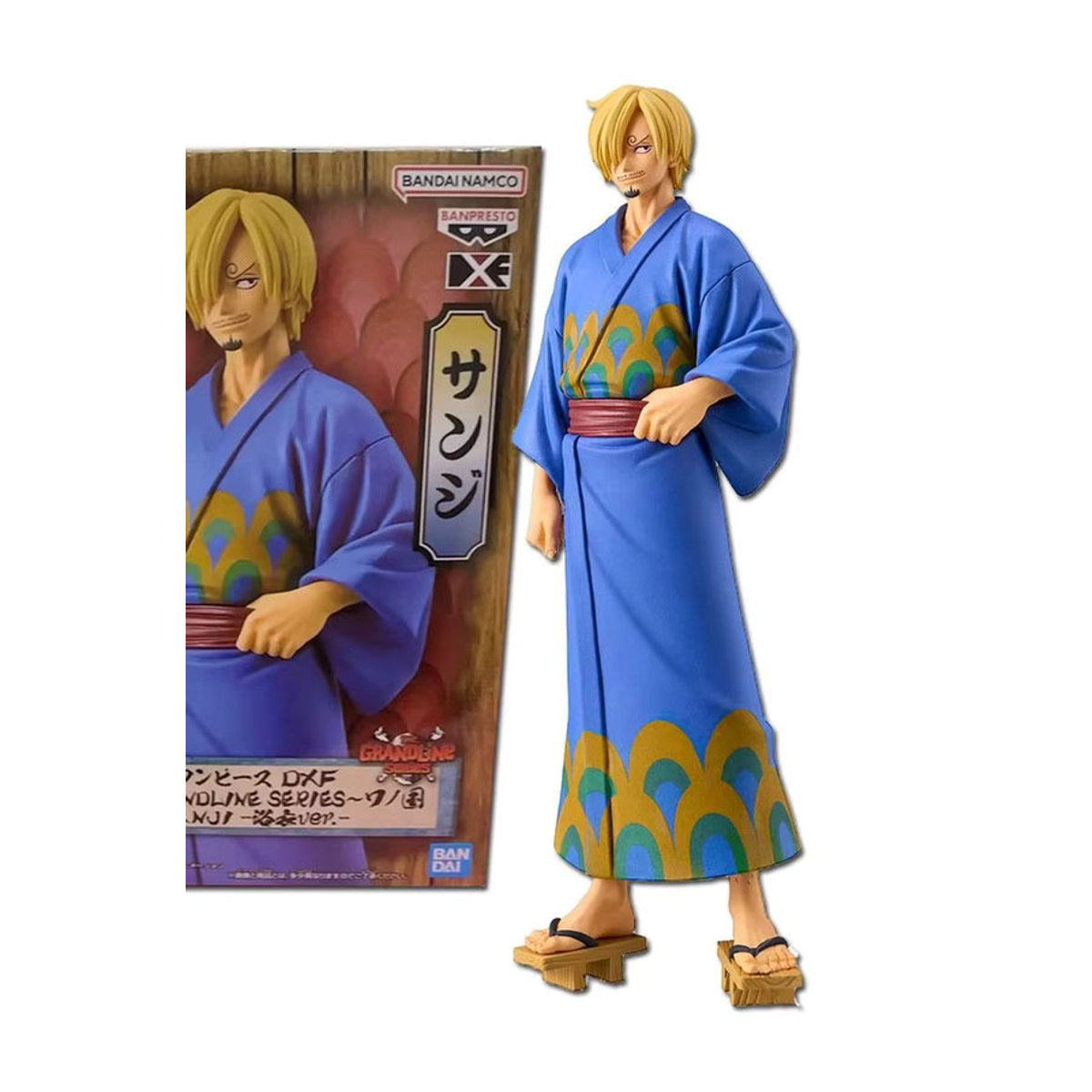 Bandai Anime Figur Vinsmoke Sanji und Roronoa Zoro Modell aus Kunststoff, Blau, Höhe: 17 cm - Bild 3