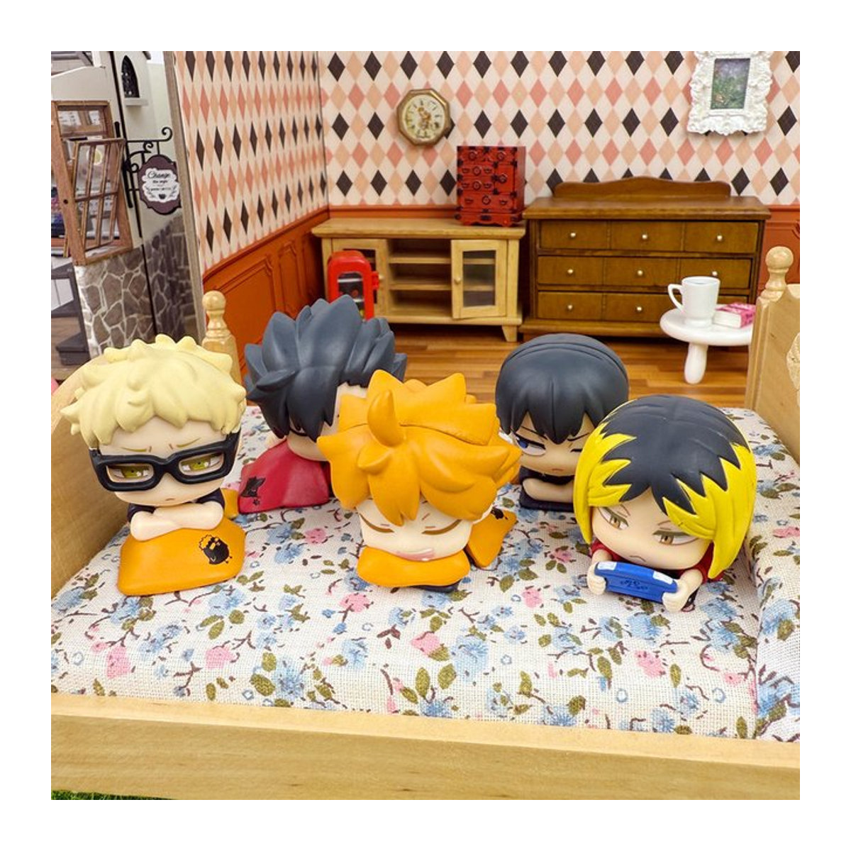 Bandai Anime-Figur Volleyball-Jugend im Schlafstil Blind Box Actionfigur aus Kunststoff in Mehrfarbig - Bild 1