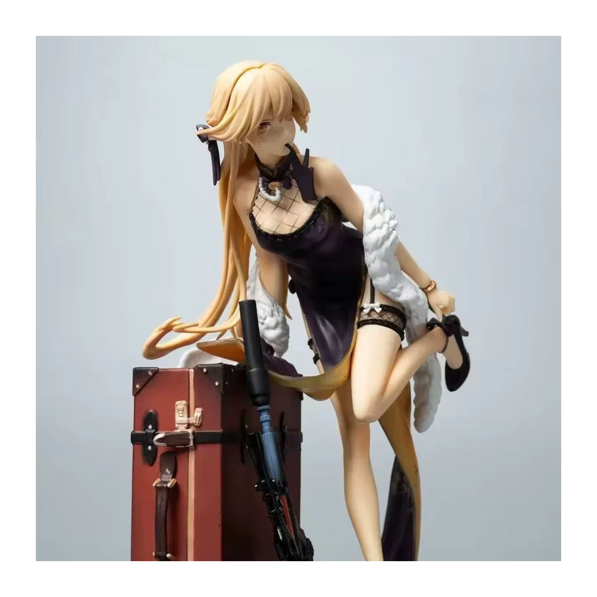 Bandai Anime Figur Ziyu Xinshou Ots-14 Frontline Modell aus Kunstharz in Lila und Mehrfarbig zur Desktop-Dekoration - Bild 2