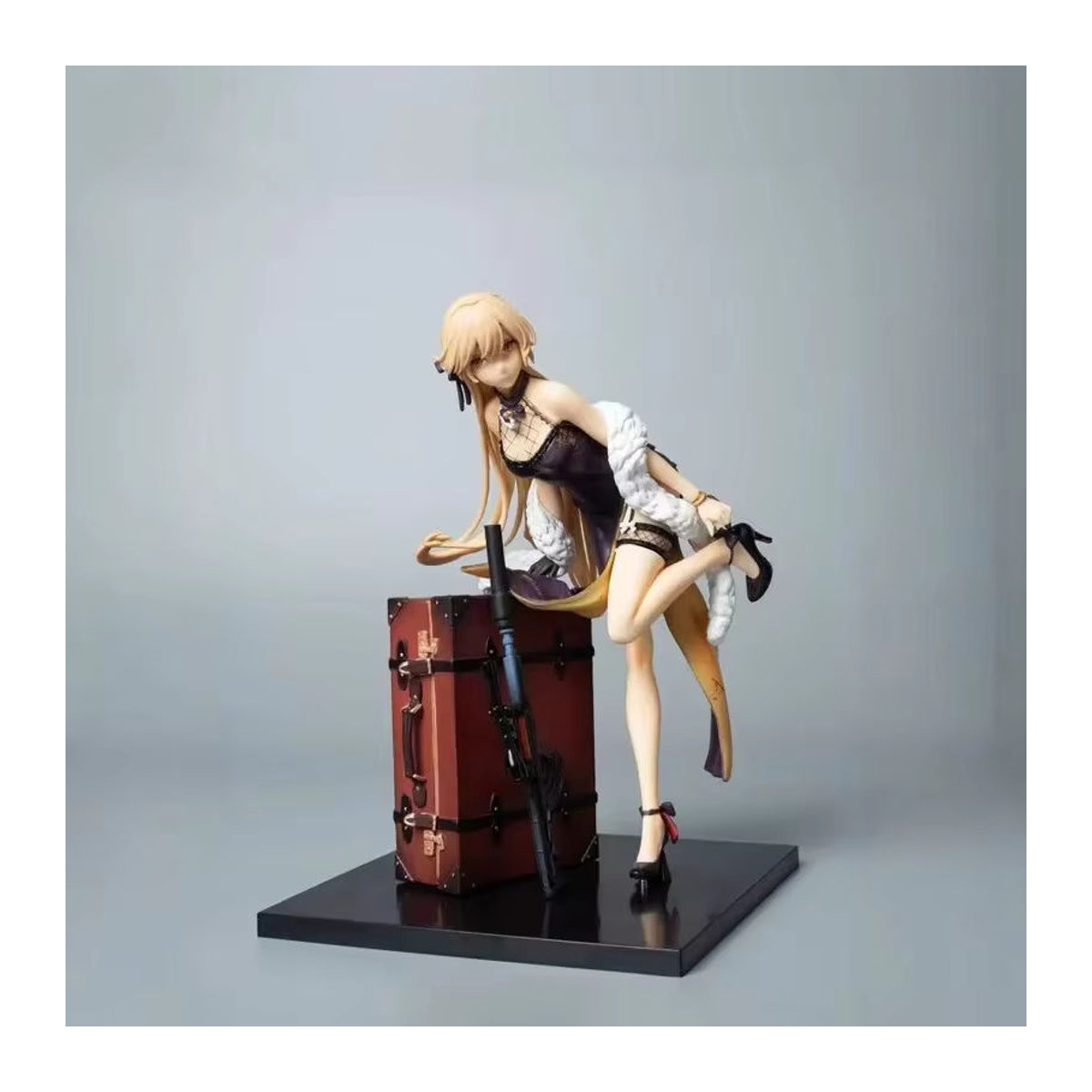 Bandai Anime Figur Ziyu Xinshou Ots-14 Frontline Modell aus Kunstharz in Lila und Mehrfarbig zur Desktop-Dekoration - Bild 3