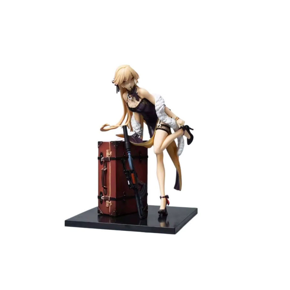 Bandai Anime Figur Ziyu Xinshou Ots-14 Frontline Modell aus Kunstharz in Lila und Mehrfarbig zur Desktop-Dekoration - Bild 5