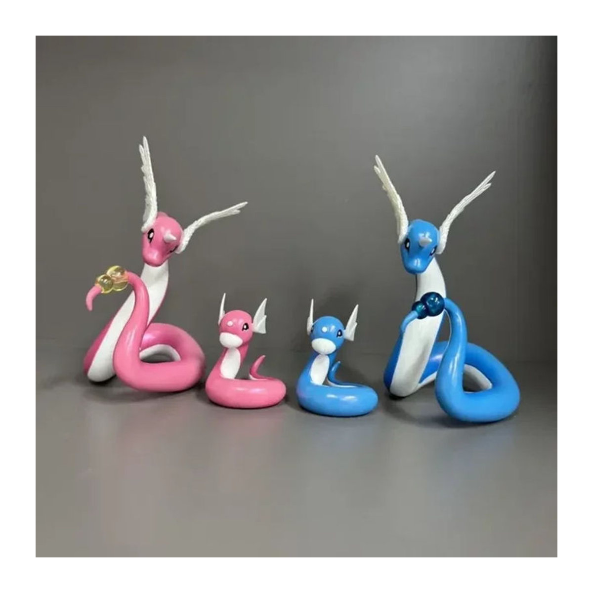 Bandai Anime Figuren Dragonair und Dratini als PVC Sammelmodell aus Kunststoff, mehrfarbig, Höhe: 12 cm - Bild 1