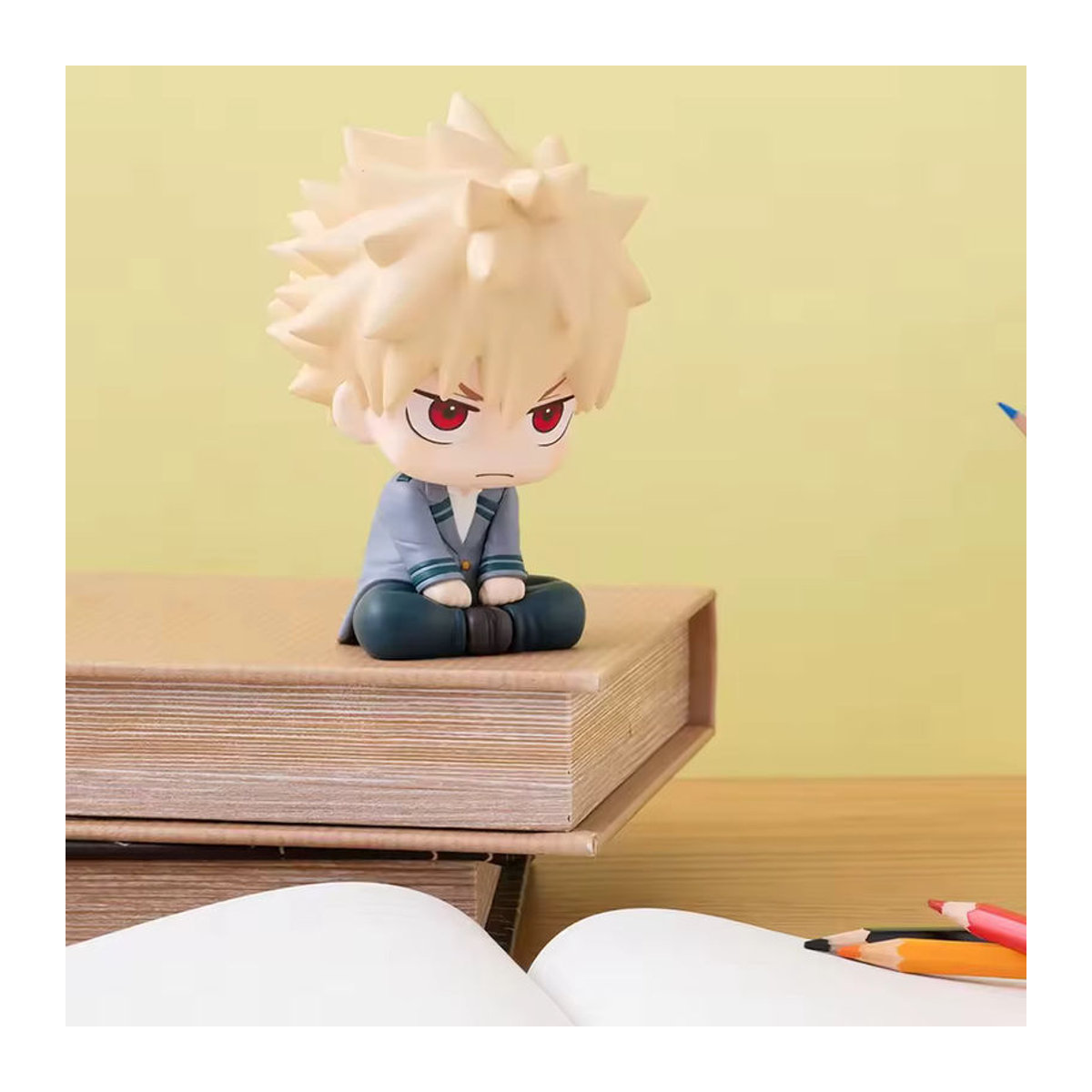 Bandai Anime Figuren My Hero Academia Midoriya Izuku Bakugou Katsuki Ochaco Uraraka mehrfarbig aus Kunststoff - Bild 3