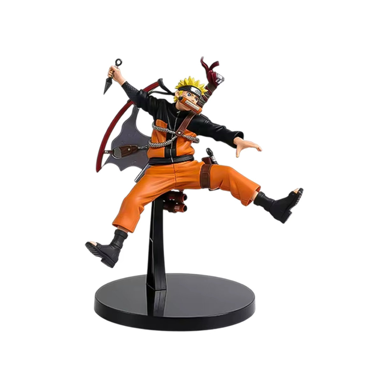 Bandai Anime Figuren Naruto Sasuke Kakashi Modellspielzeug Sammlerstücke aus Kunststoff mehrfarbig - Bild 2