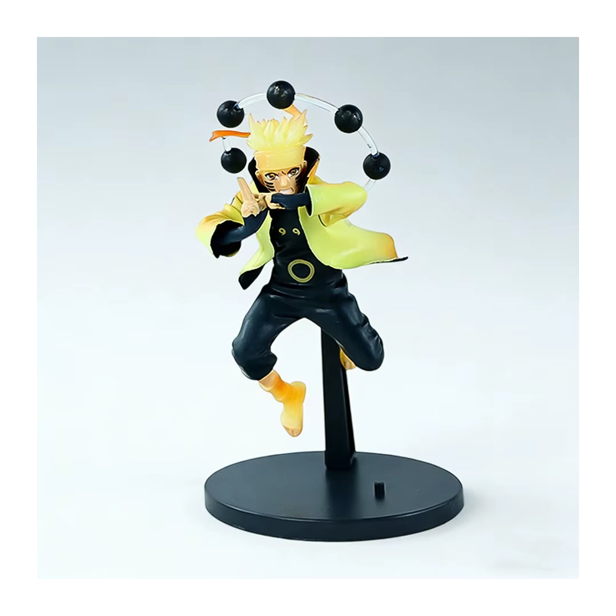 Bandai Anime Figuren Naruto Sasuke Kakashi Modellspielzeug Sammlerstücke aus Kunststoff mehrfarbig - Bild 3