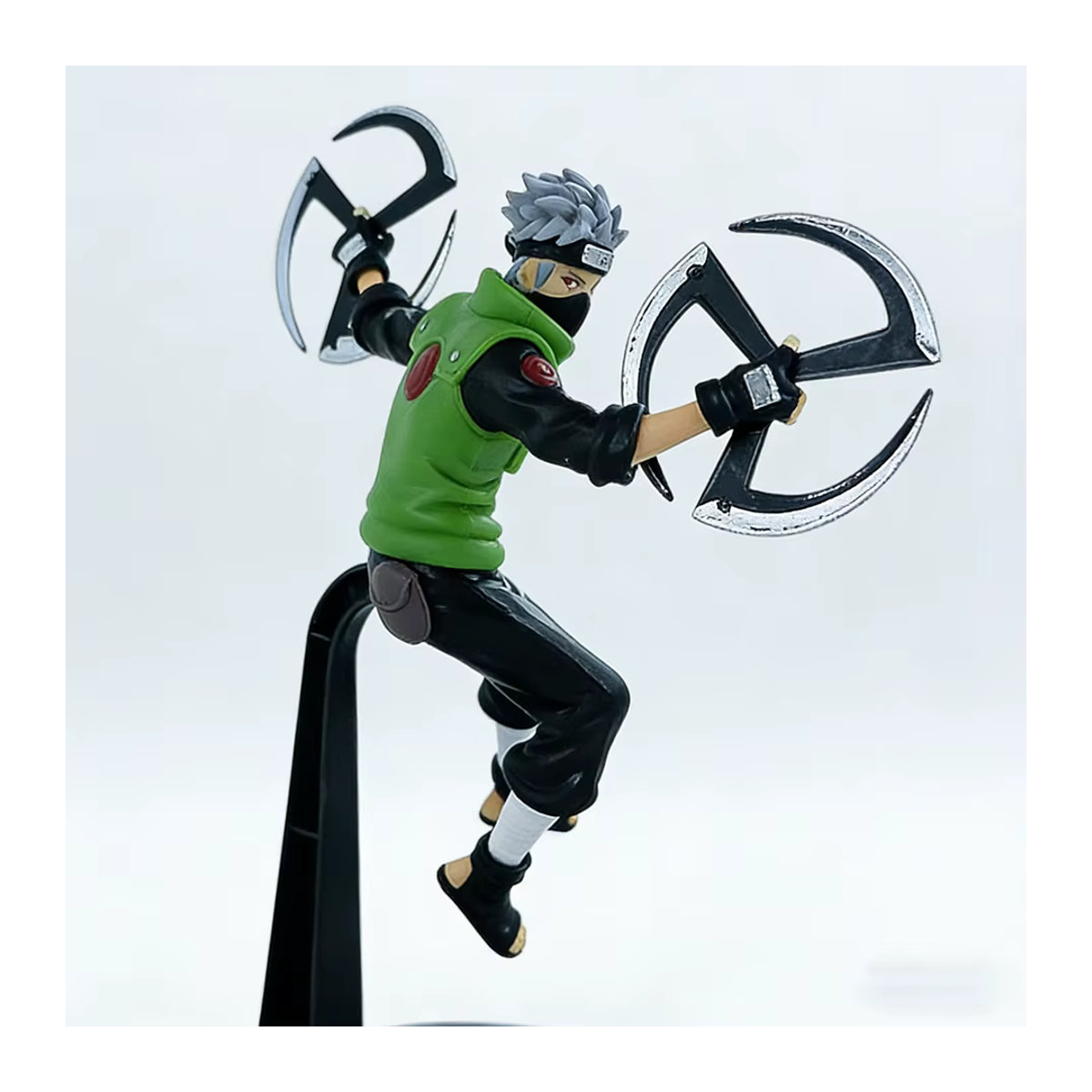 Bandai Anime Figuren Naruto Sasuke Kakashi Modellspielzeug Sammlerstücke aus Kunststoff mehrfarbig - Bild 4