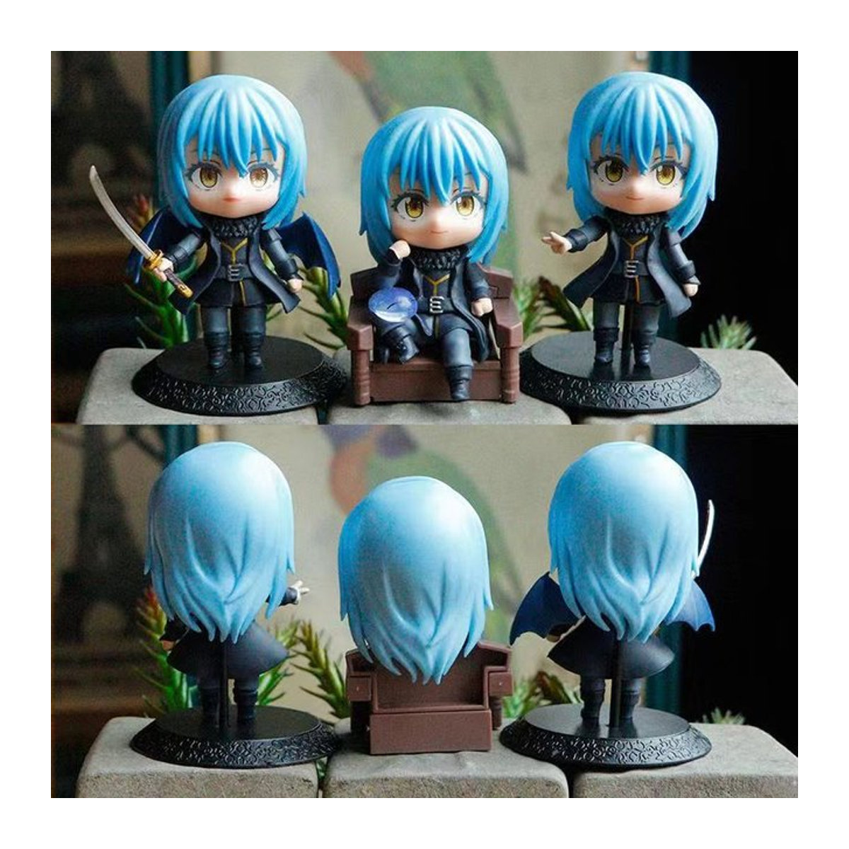 Bandai Anime Figuren Rimuru und Milim aus That Time I Got Reincarnated As A Slime, blaue PVC Actionfiguren für Kinder und Sammler - Bild 1