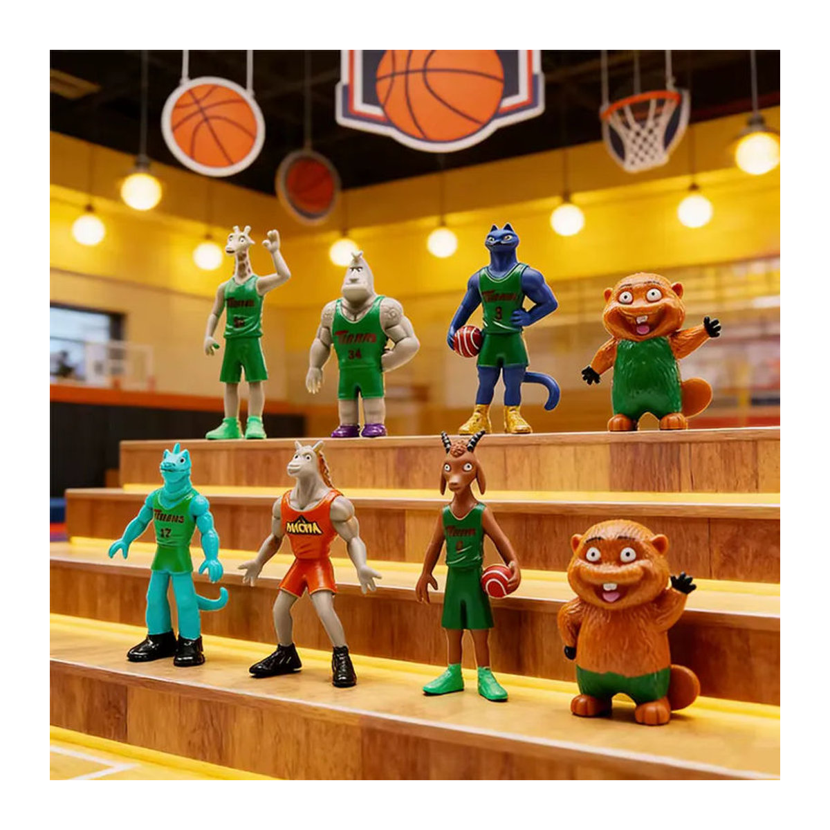 Bandai Anime Figuren Set Miracle Dream Team GOAT Cosplay Actionfiguren aus Kunststoff, mehrfarbig, 6 Stück - Bild 2