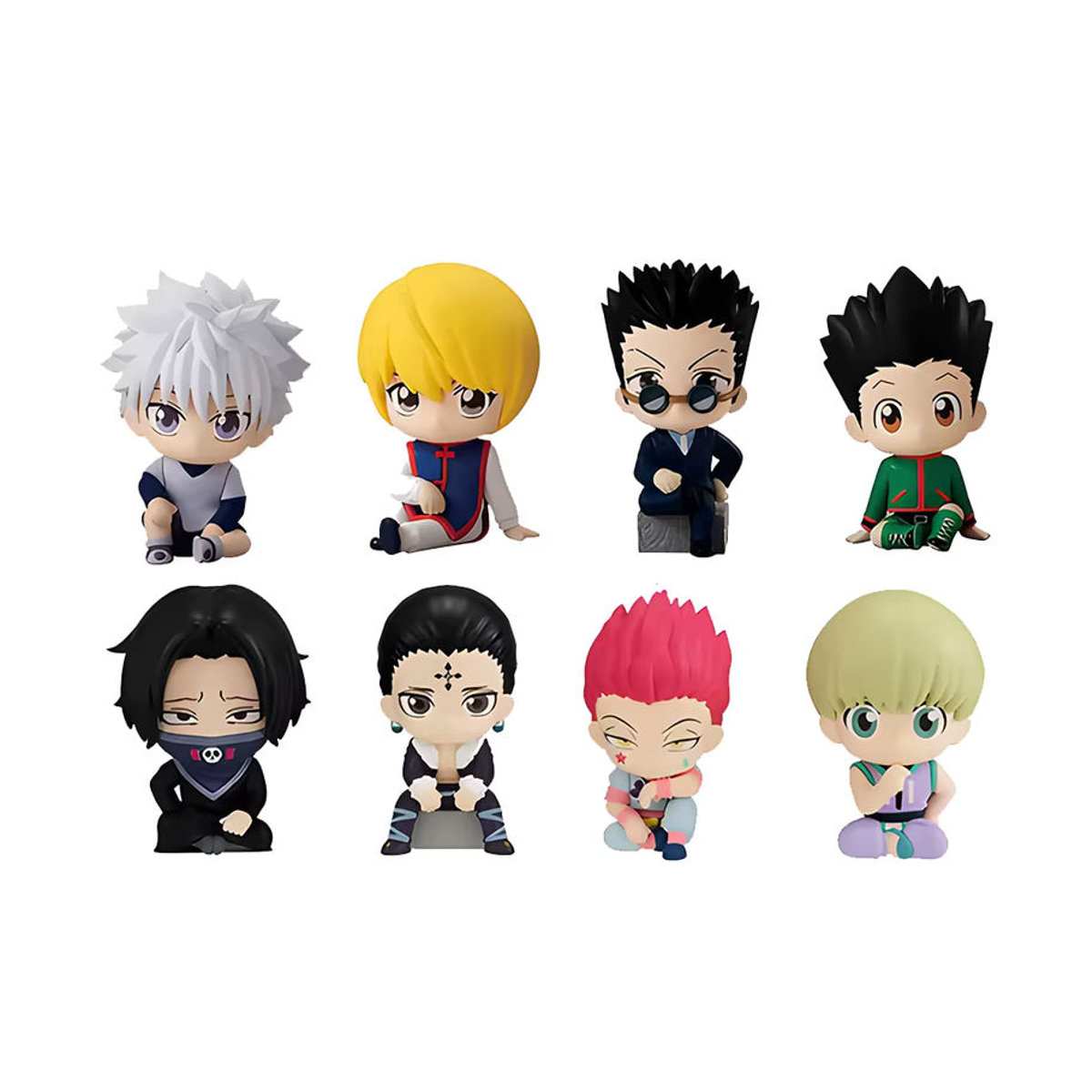 Bandai Anime Figuren Set mit Killua Zoldyck, Kurapika, Hisoka und Feitan als Mini Modell Puppen aus Kunststoff in Mehrfarbig - Bild 5