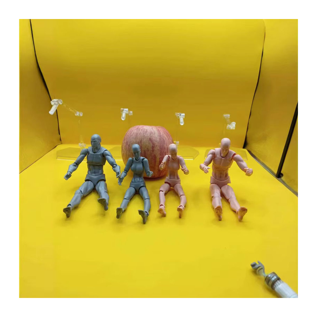 Bandai Anime-Figuren Zubehör Set mit Windblade-Effekt und 2.0-Gelenkkörper in Grau aus Kunststoff - Bild 3