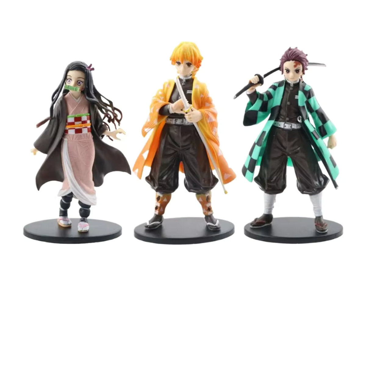 Bandai Anime Figurenset mit Kyojuro, Tanjiro, Nezuko, Zenitsu und Giyu in Mehrfarbig - Bild 2