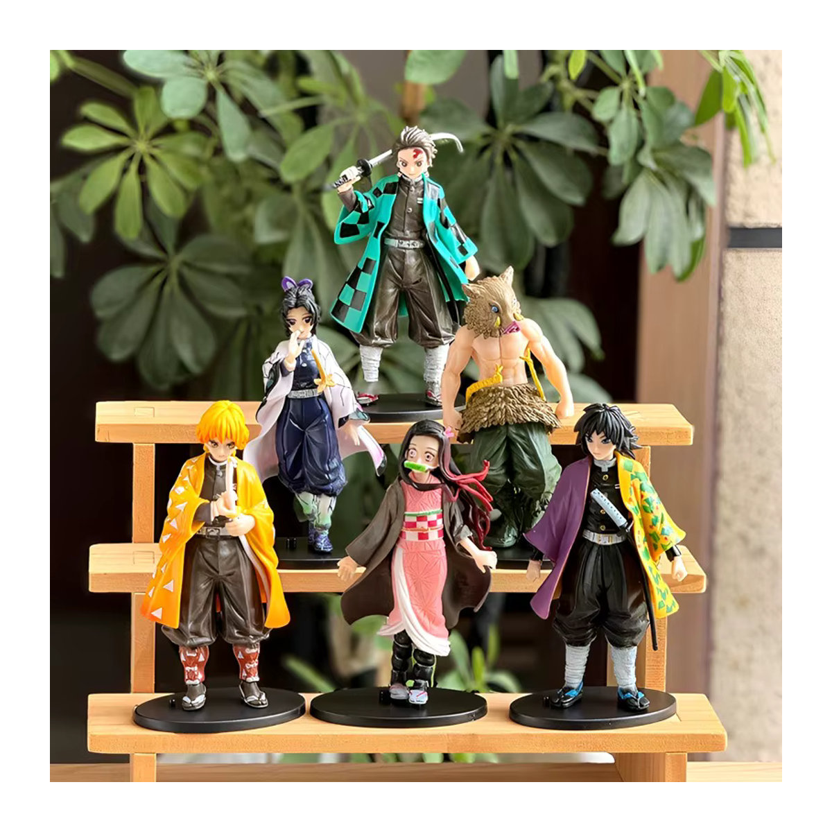 Bandai Anime Figurenset mit Kyojuro, Tanjiro, Nezuko, Zenitsu und Giyu in Mehrfarbig - Bild 4